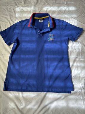 Men’s Psycho Bunny Blue Polo (5)